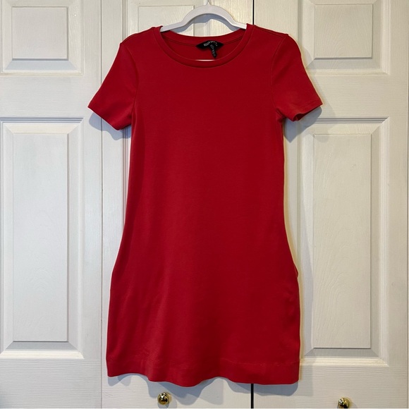 🍋 Ellen Tracey Salmon Pink T-shirt Dress - Small - Picture 7 of 8